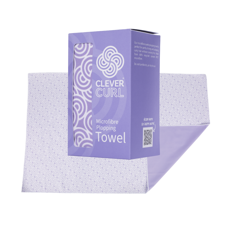 Clever Curl Microfibre Plopping Towel - Made from 80% recycled materials